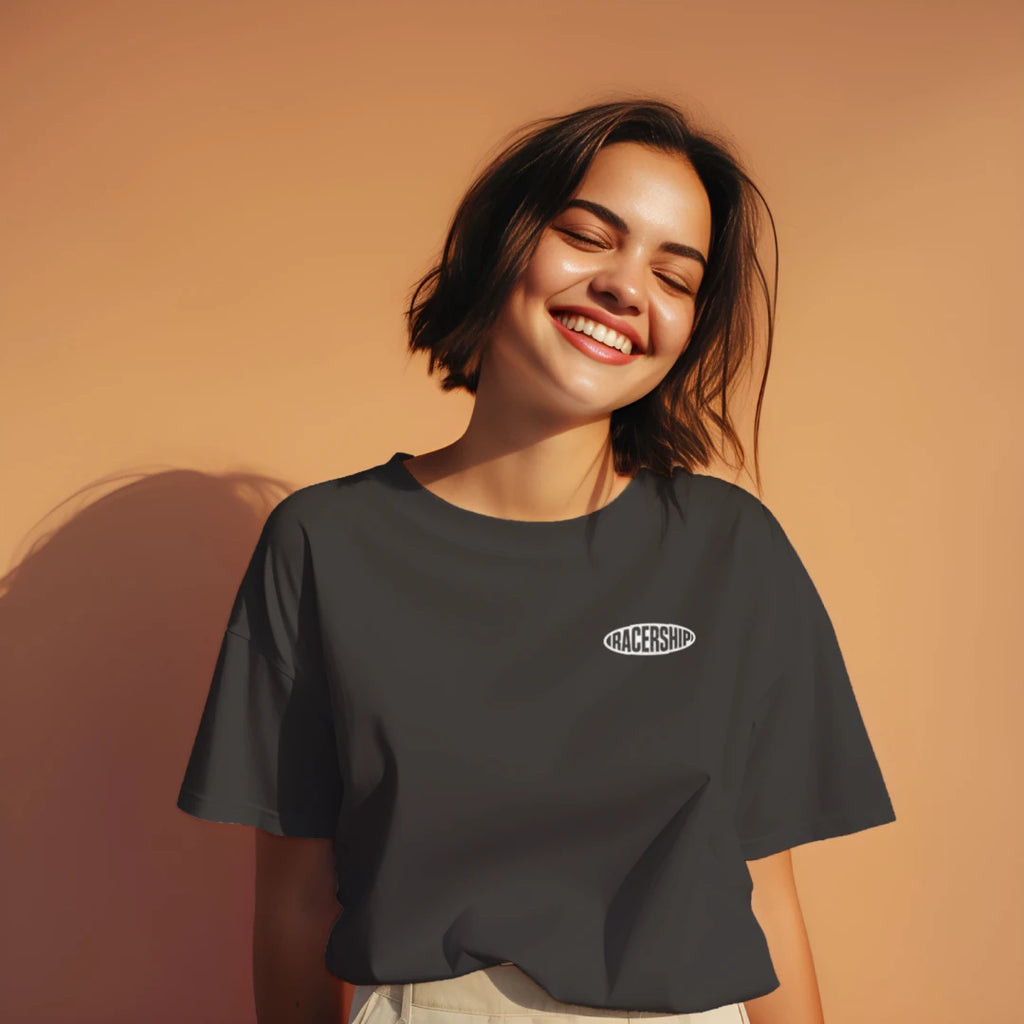 Womens In Orbit Flames Crop Shirt