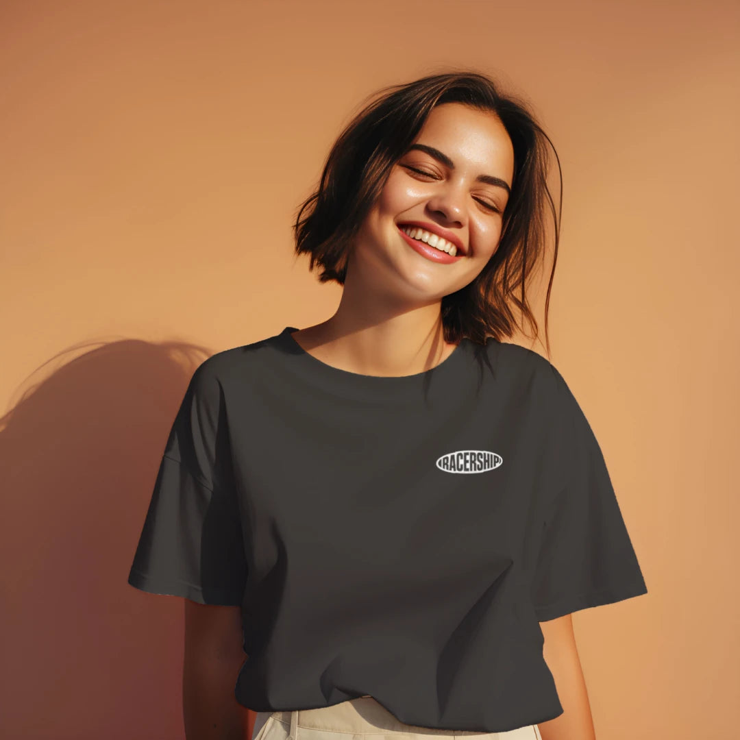 Womens In Orbit Flames Crop Shirt