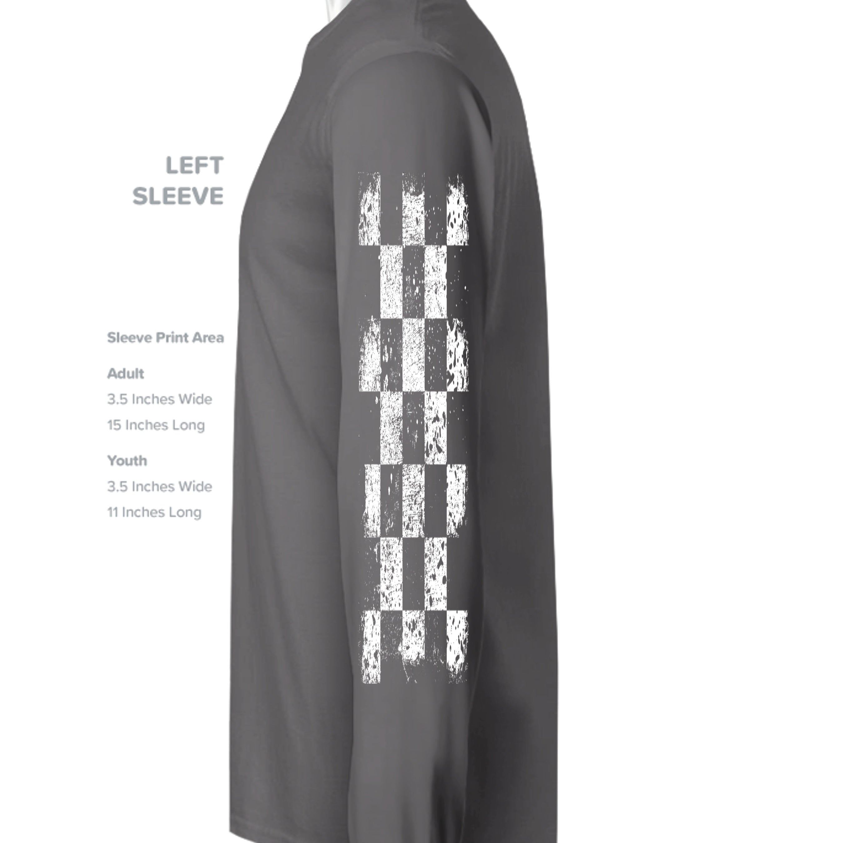 Heathered Charcoal - DT1105 - SLEEVE_LEFT