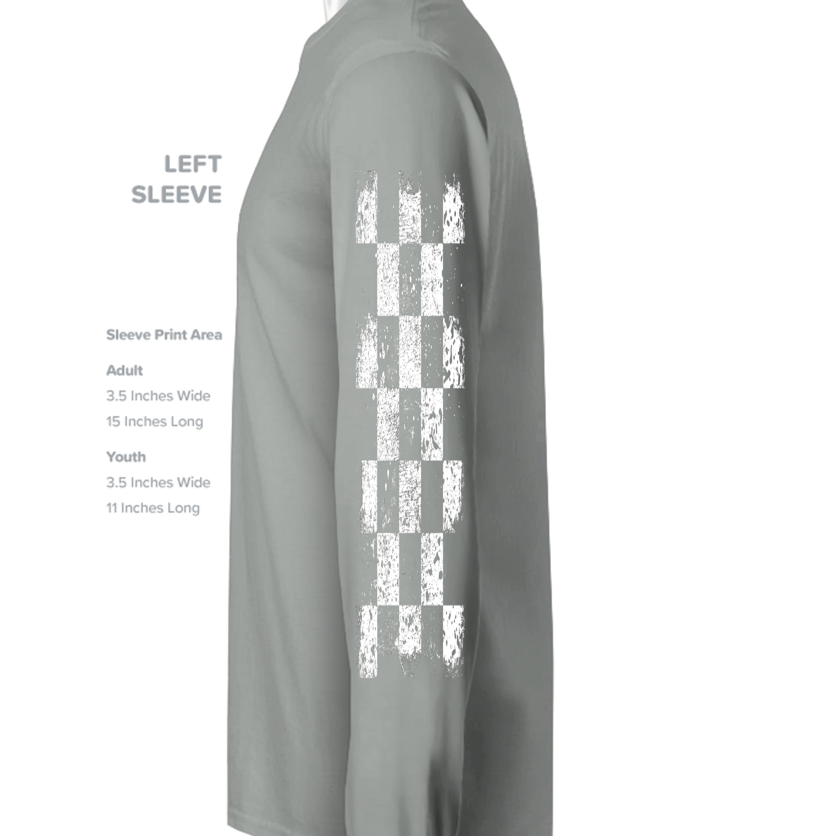 Heathered Steel - DT1105 - SLEEVE_LEFT