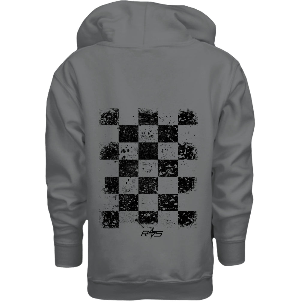 Fan Charcoal Heather - G185B - BACK