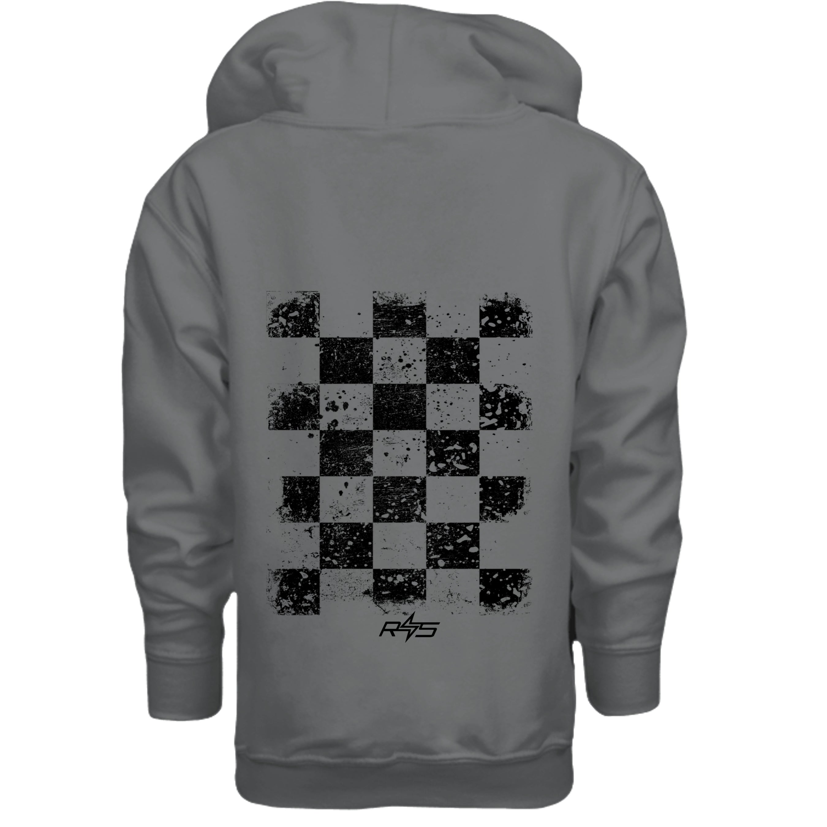 Fan Charcoal Heather - G185B - BACK