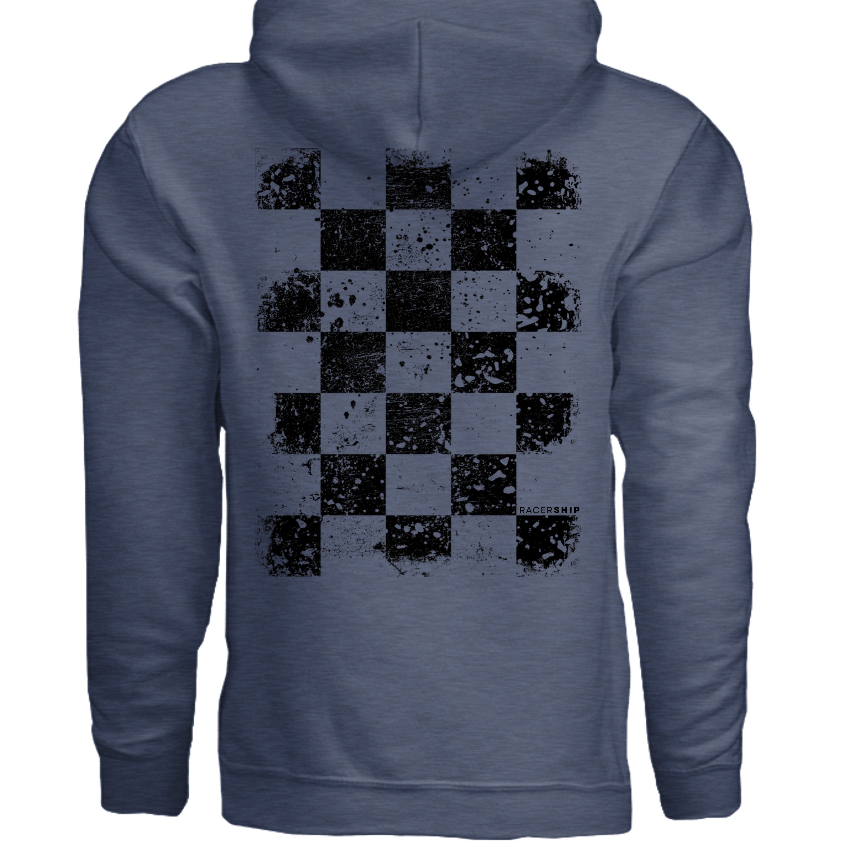 Heather Sport Dark Navy - G185 - BACK