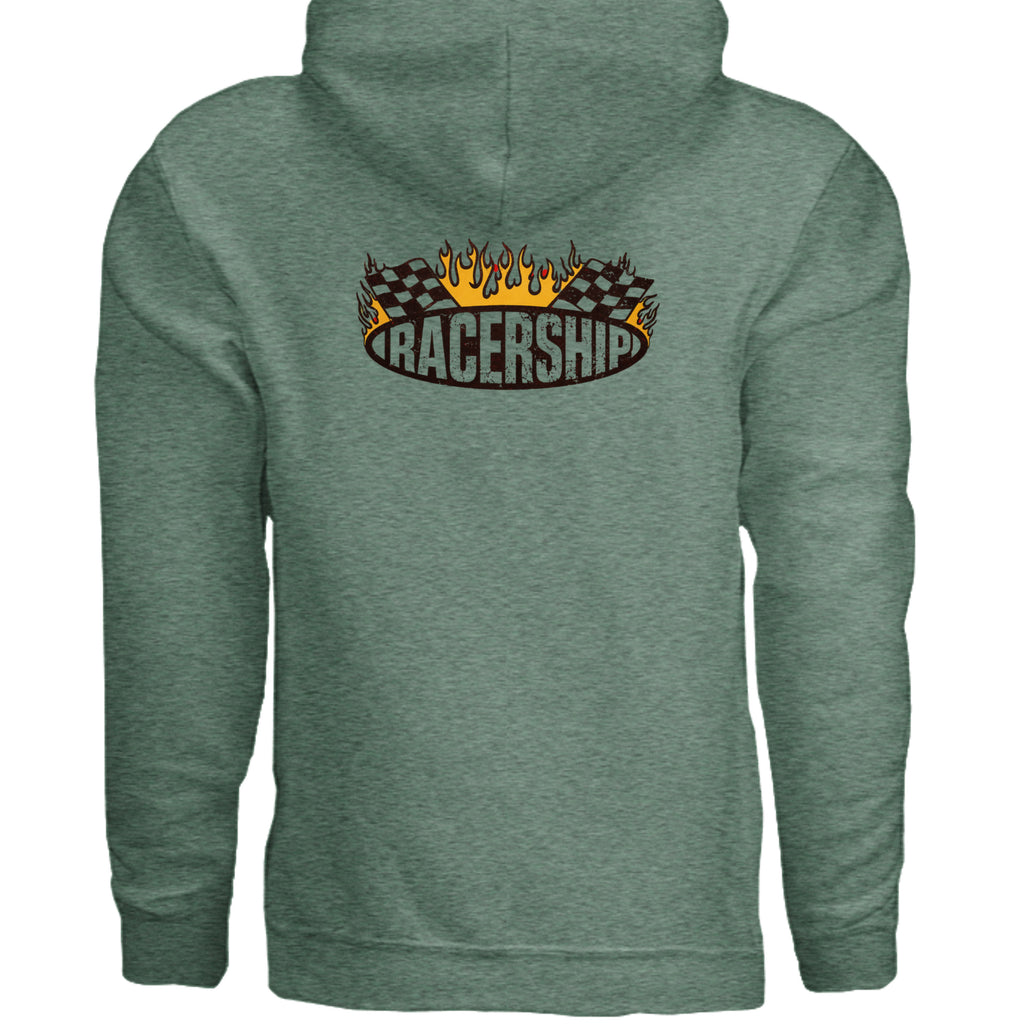 Heather Sport Dark Green - G185 - BACK