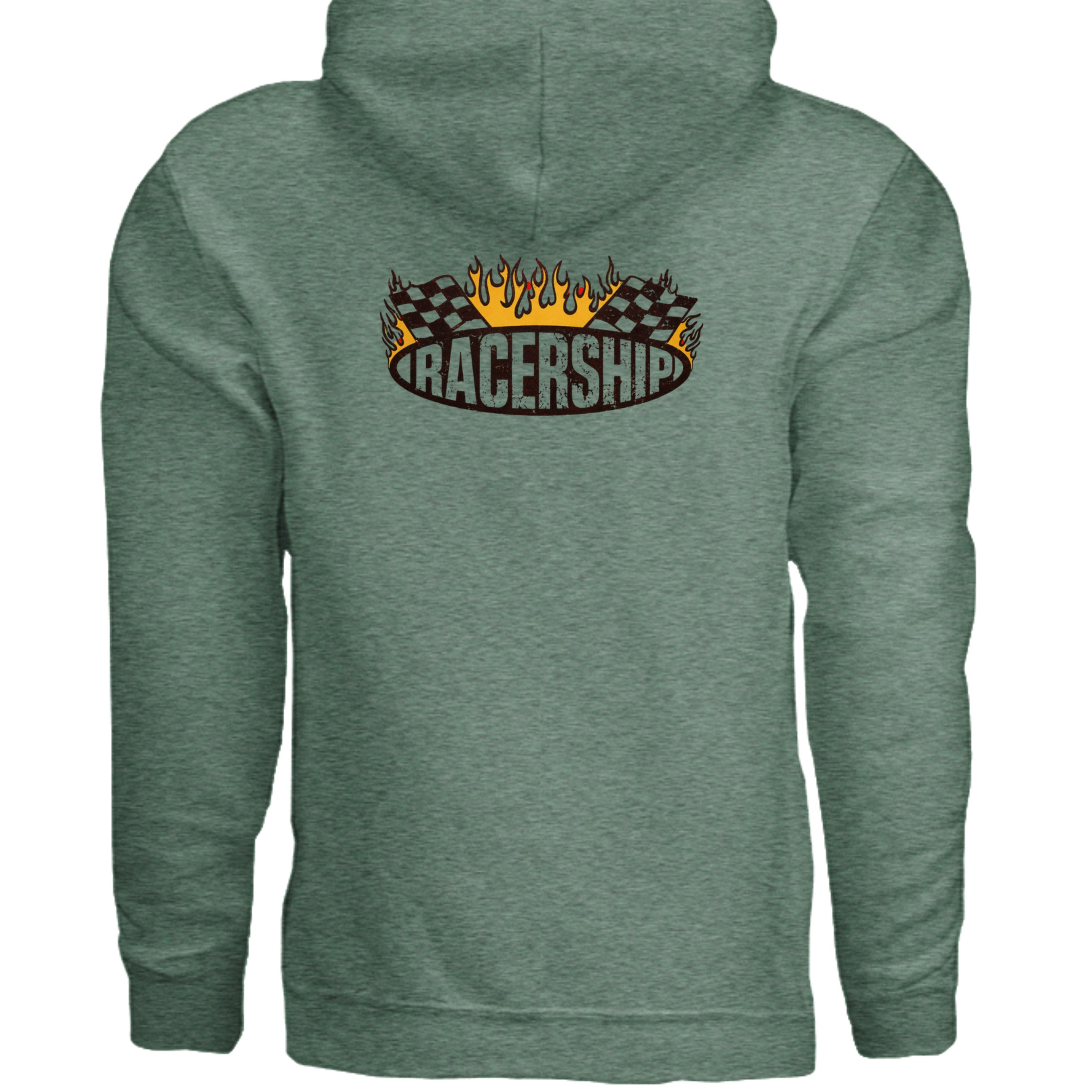 Heather Sport Dark Green - G185 - BACK