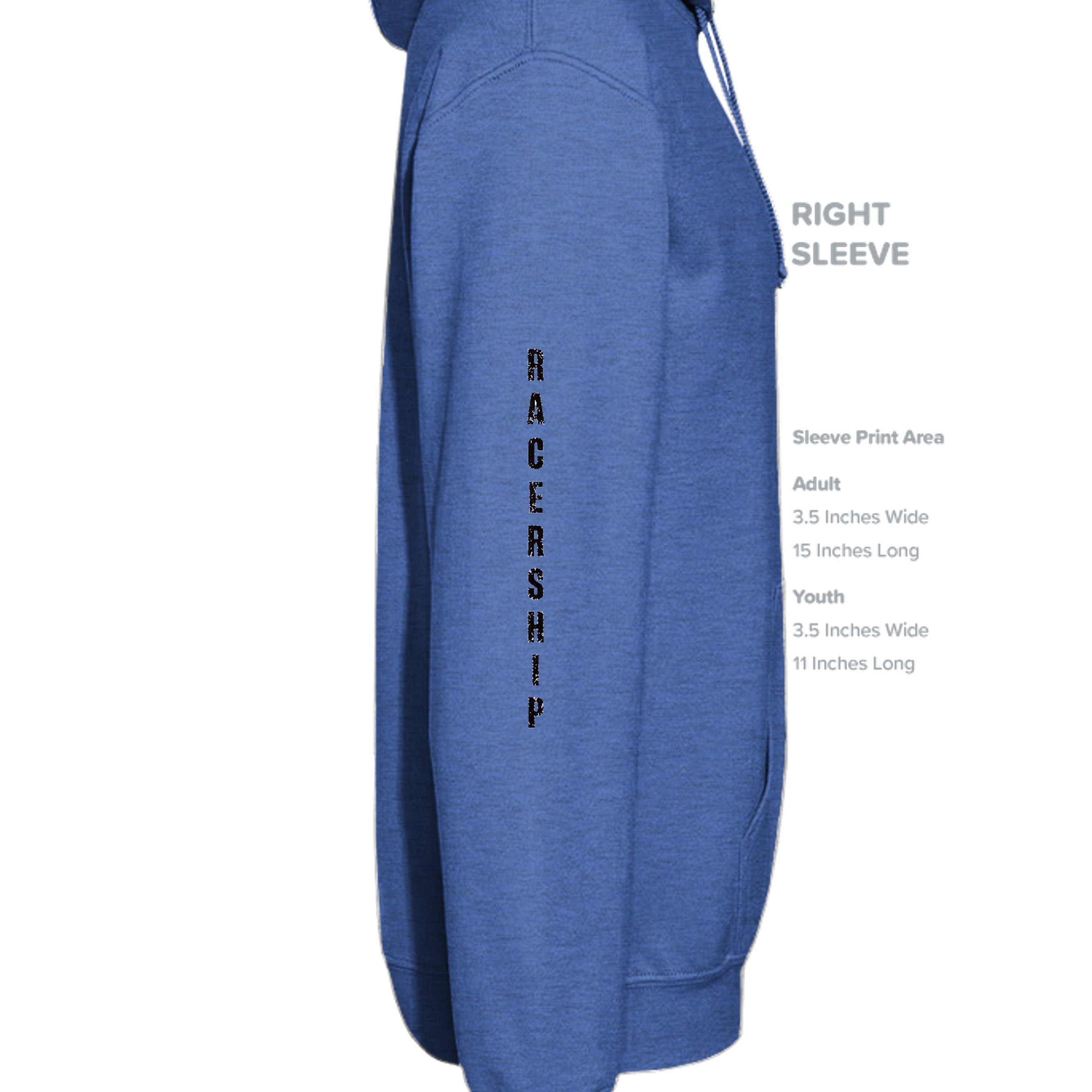 Heather Sport Royal - G185 - SLEEVE_RIGHT