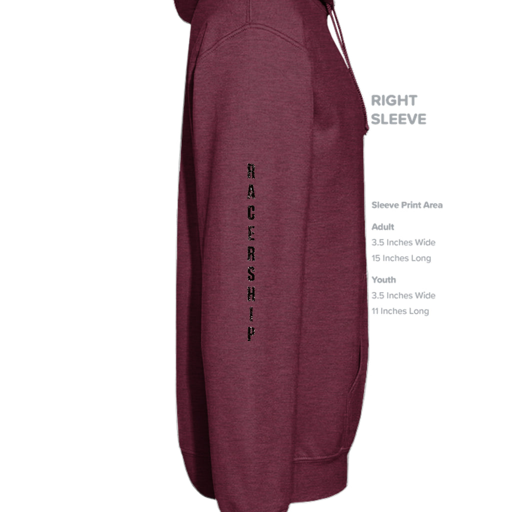 Heather Sport Dark Maroon - G185 - SLEEVE_RIGHT