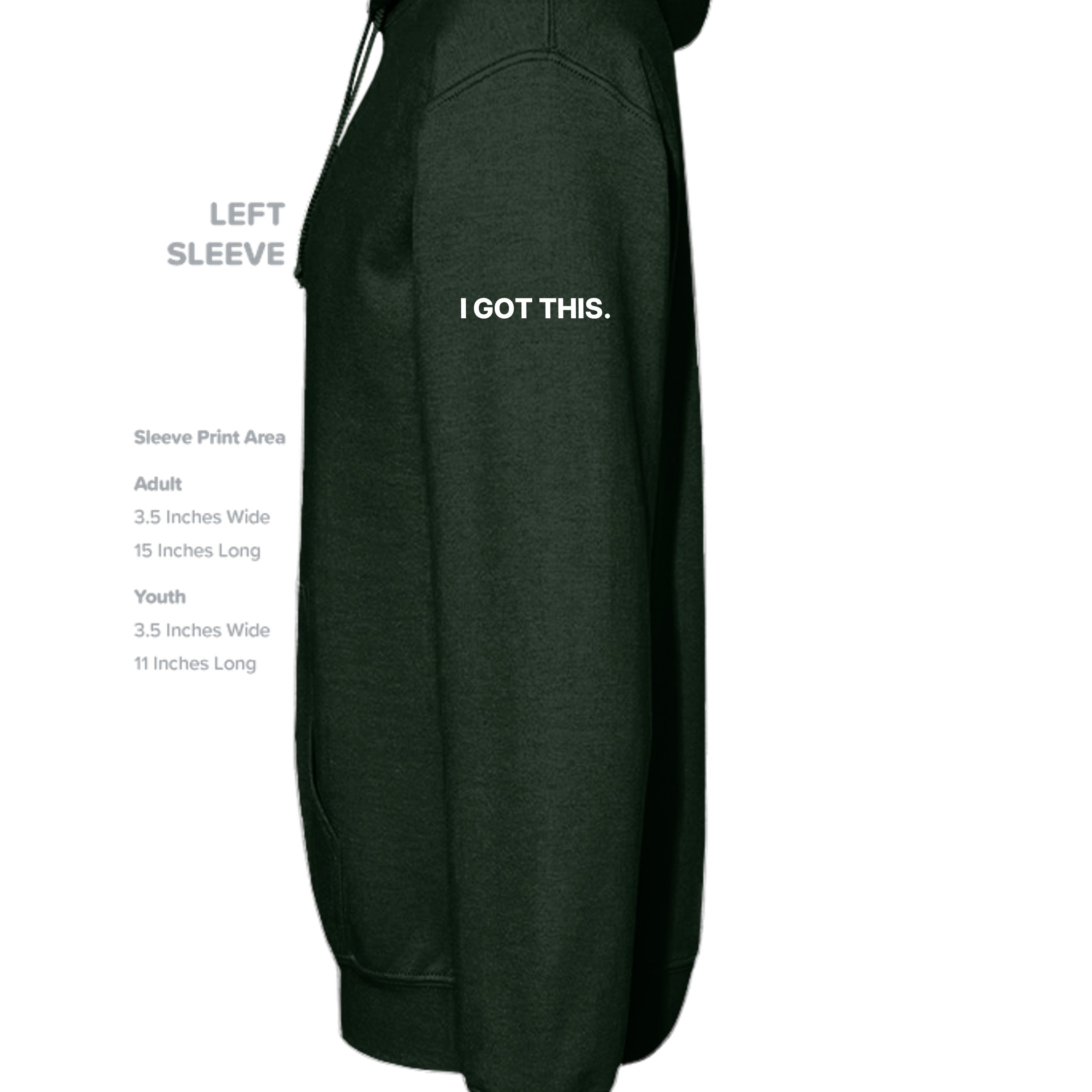 FOREST GREEN - G185B - SLEEVE_LEFT